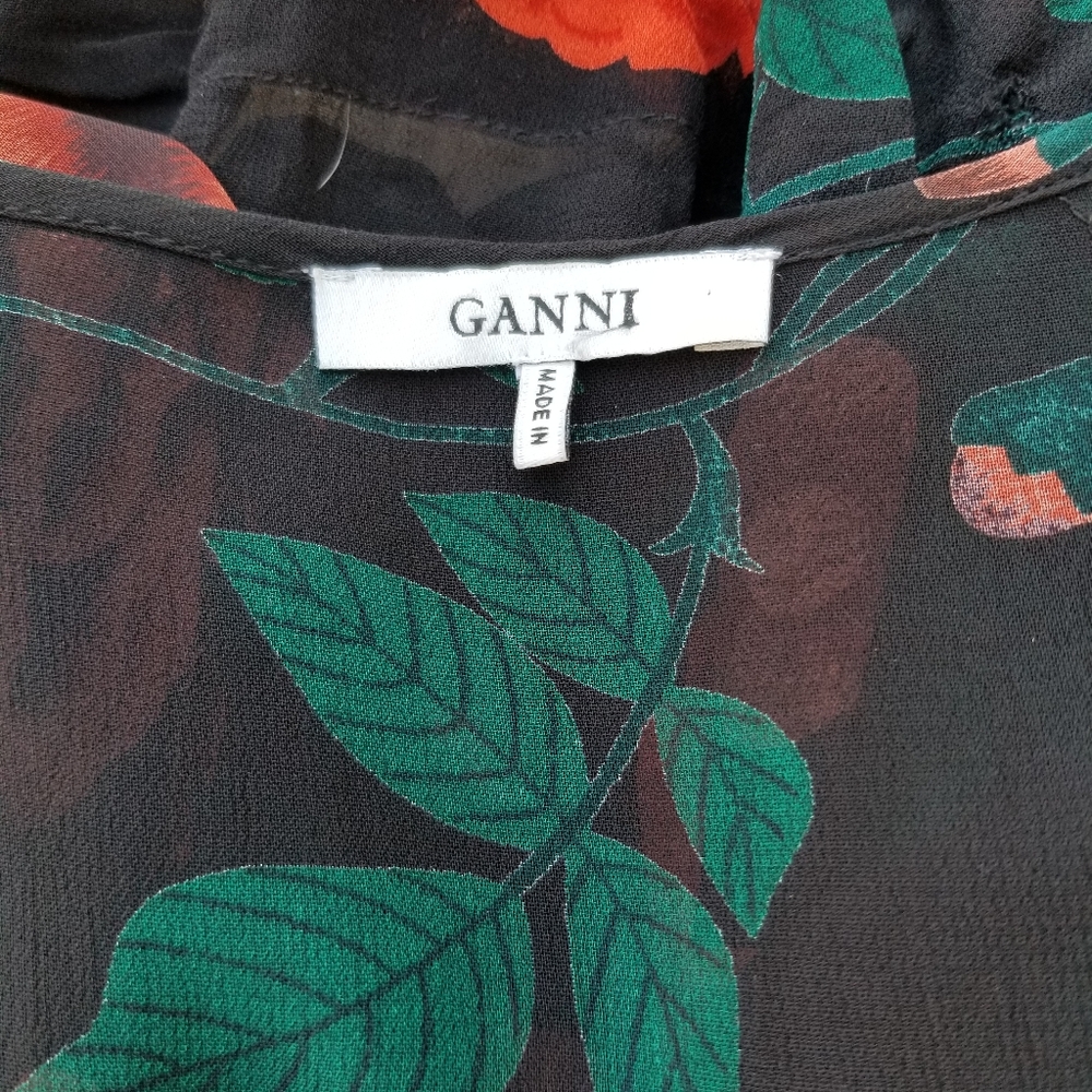 Ganni Georgette Maxi Newman Floral Euro 36 US 4 - Picture 5 of 7